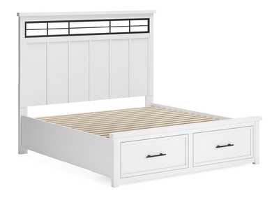 Ashbryn King Panel Storage Bed,Benchcraft