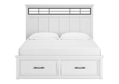 Ashbryn King Panel Storage Bed,Benchcraft