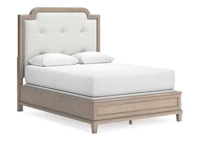 Jorlaina Queen Upholstered Panel Bed