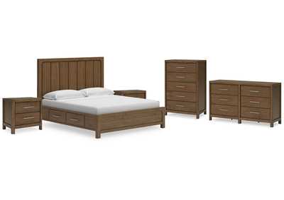 Cabalynn California King Panel Bed with Dresser, Chest and Nightstand,Signature Design By Ashley