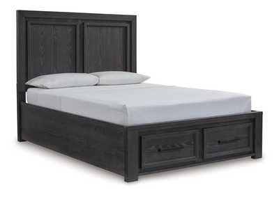 Image for Foyland Queen Panel Storage Bed