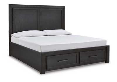 Image for Foyland King Panel Storage Bed