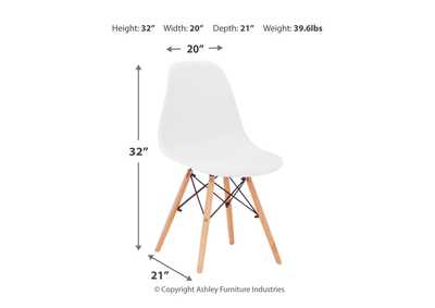 Jaspeni 4-Piece Dining Room Chair,Signature Design By Ashley