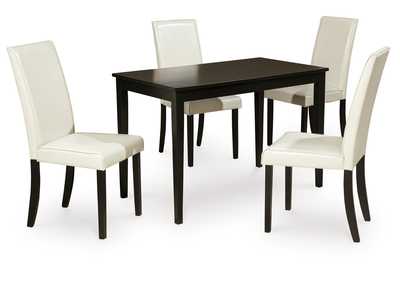 Kimonte Dining Table and 4 Chairs Set,Signature Design By Ashley