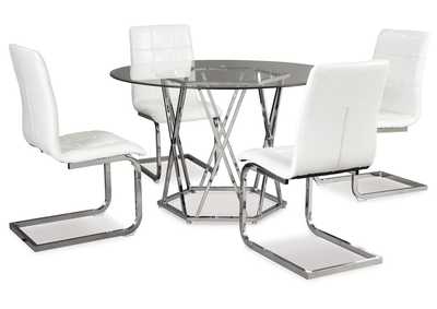 Madanere Dining Table and 4 Chairs,Signature Design By Ashley