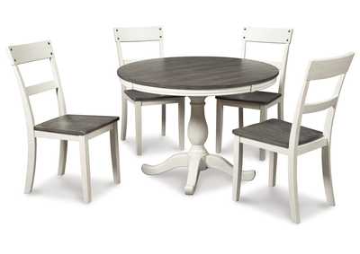 Nelling Dining Table and 4 Chairs,Signature Design By Ashley