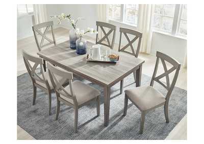 Parellen Dining Table and 6 Chairs,Signature Design By Ashley