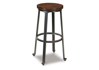 Image for Challiman Rustic Brown Tall Stool (Set of 2)