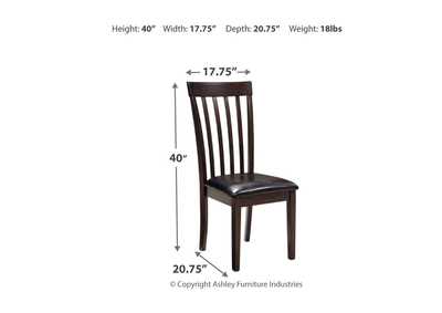 Hammis 2-Piece Dining Room Chair,Signature Design By Ashley