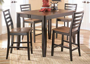 Image for Alonzo Counter Height 5-Piece Pub Set