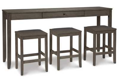 Caitbrook Counter Height Dining Table and Bar Stools (Set of 3),Signature Design By Ashley