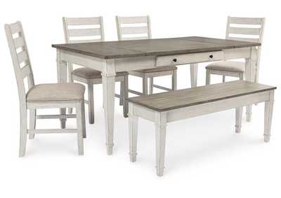 Image for Skempton Dining Table, 4 Chairs, and Bench
