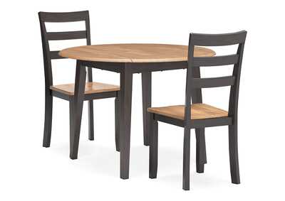 Gesthaven Dining Table and 2 Chairs,Signature Design By Ashley