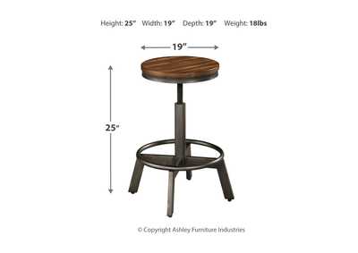Torjin Counter Height Dining Table and 4 Barstools,Signature Design By Ashley