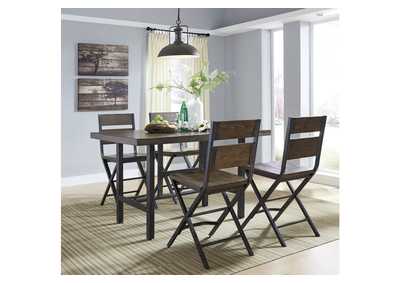 Kavara Counter Height Dining Table and 4 Barstools,Signature Design By Ashley