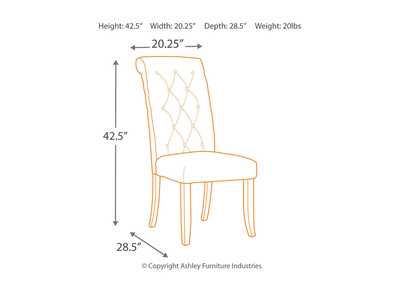Tripton 2-Piece Dining Room Chair,Signature Design By Ashley