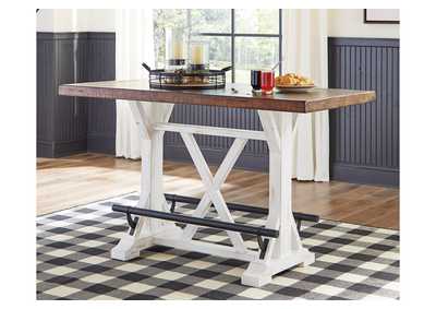 Valebeck Counter Height Dining Table, 4 Barstools and Server,Signature Design By Ashley
