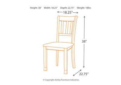 Owingsville 2-Piece Dining Room Chair,Signature Design By Ashley