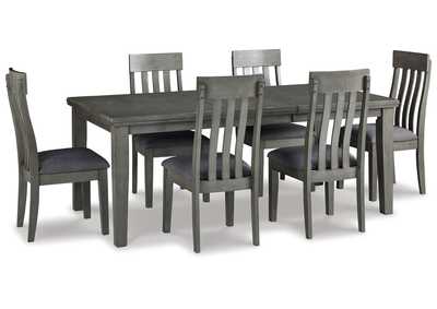 Hallanden Dining Table and 6 Chairs,Signature Design By Ashley