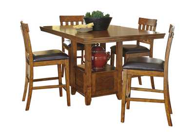 Ralene Counter Height Dining Table and 4 Barstools,Signature Design By Ashley