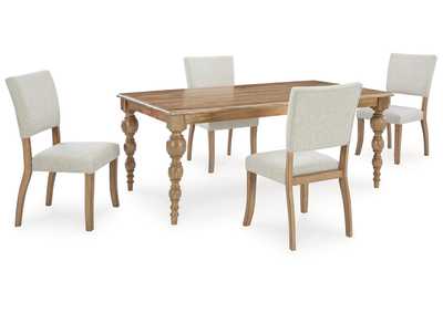 Rybergston Dining Table and 4 Chairs,Signature Design By Ashley