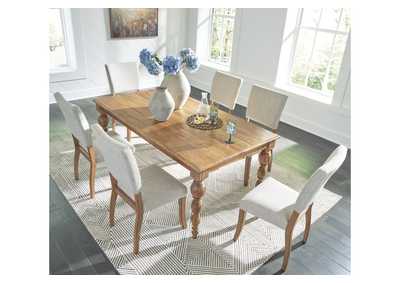 Rybergston Dining Table and 6 Chairs,Signature Design By Ashley