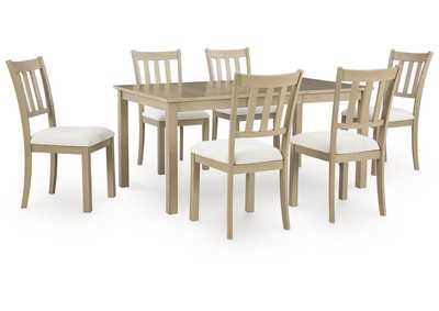 Calmoro Dining Table and 6 Chairs