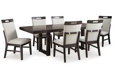 Neymorton Dining Table and 6 Chairs,Signature Design By Ashley