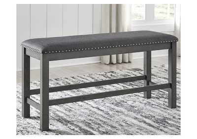 Myshanna Counter Height Dining Table and 4 Barstools and Bench,Signature Design By Ashley