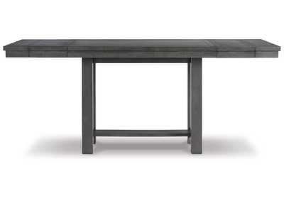 Myshanna Counter Height Dining Table and 6 Barstools with Storage,Signature Design By Ashley