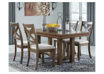 Moriville Dining Table and 4 Chairs,Signature Design By Ashley