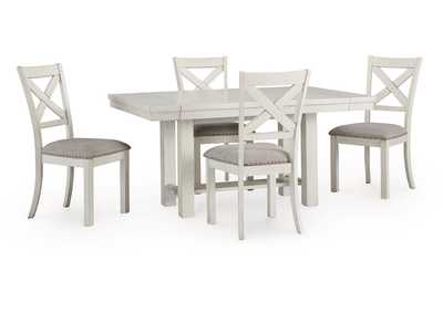 Robbinsdale Dining Table and 4 Chairs,Signature Design By Ashley