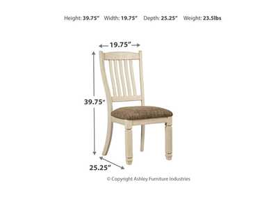 Bolanburg 2-Piece Dining Room Chair,Signature Design By Ashley
