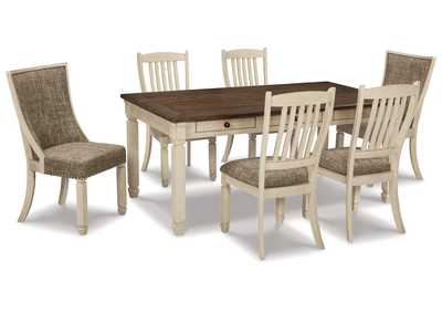 Bolanburg Dining Table with 6 Chairs,Signature Design By Ashley
