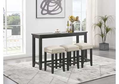 Anchorville Counter Height Dining Table and Bar Stools (Set of 4),Signature Design By Ashley