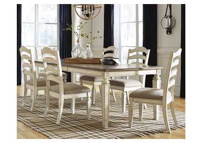 Realyn Dining Table with 8 Chairs,Signature Design By Ashley