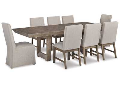 Langford Dining Table and 8 Chairs,Millennium