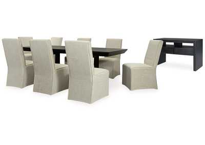 Image for Londer Dining Table and 8 Chairs with Storage