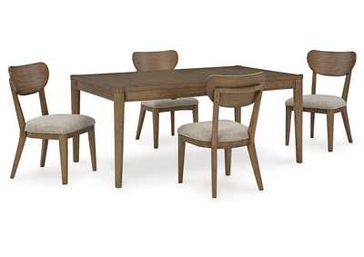 Roanhowe Dining Table and 4 Chairs,Ashley