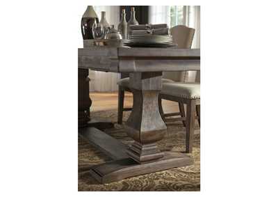Johnelle Dining Table and 6 Chairs with Storage,Millennium