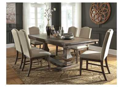 Johnelle Dining Table and 6 Chairs,Millennium