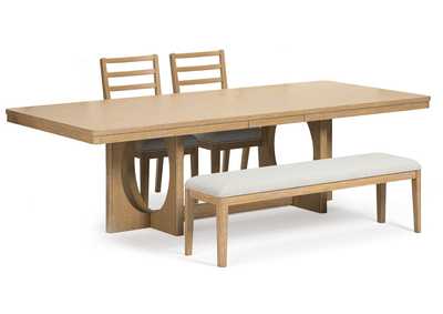 Rencott Dining Table and 2 Chairs and Bench,Ashley