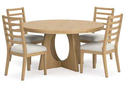 Rencott Dining Table and 4 Chairs