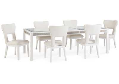 Chalanna Dining Table and 6 Chairs,Signature Design By Ashley