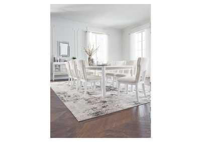 Chalanna Dining Table and 8 Chairs,Signature Design By Ashley