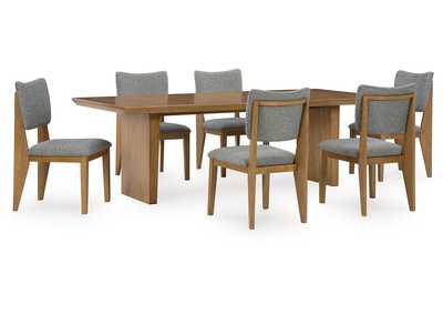 Sherbana Dining Table and 6 Chairs,Signature Design By Ashley