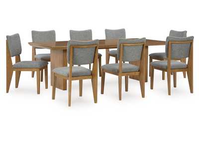 Sherbana Dining Table and 8 Chairs,Signature Design By Ashley