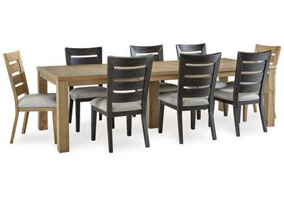 Galliden Dining Table and 8 Chairs,Signature Design By Ashley