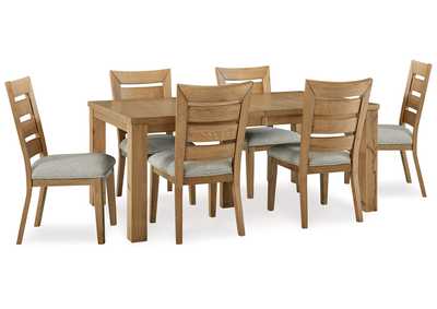 Galliden Dining Table and 6 Chairs,Signature Design By Ashley