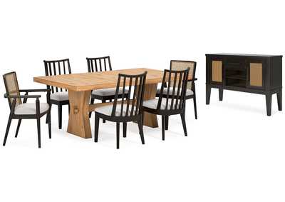 Image for Galliden Dining Table and 6 Chairs with Storage